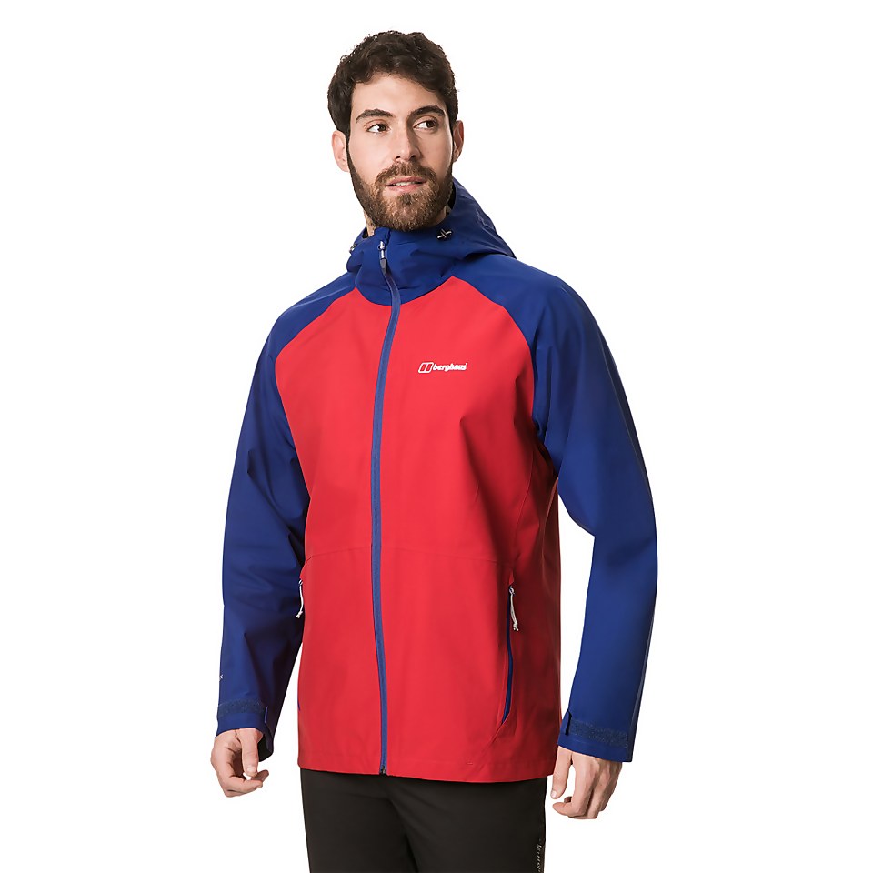 Men's Paclite 2.0 Waterproof Jacket - Red / Blue