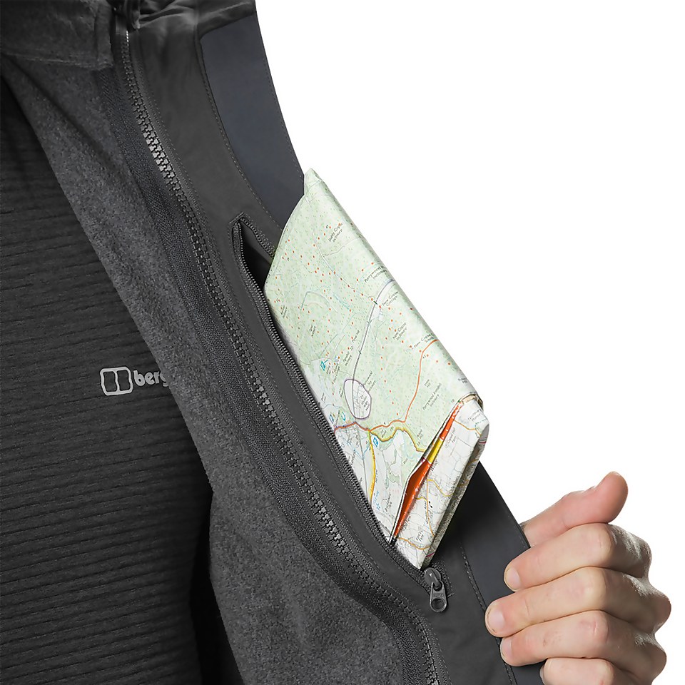 Men's Fellmaster 3In1 Waterproof Jacket - Grey / Black