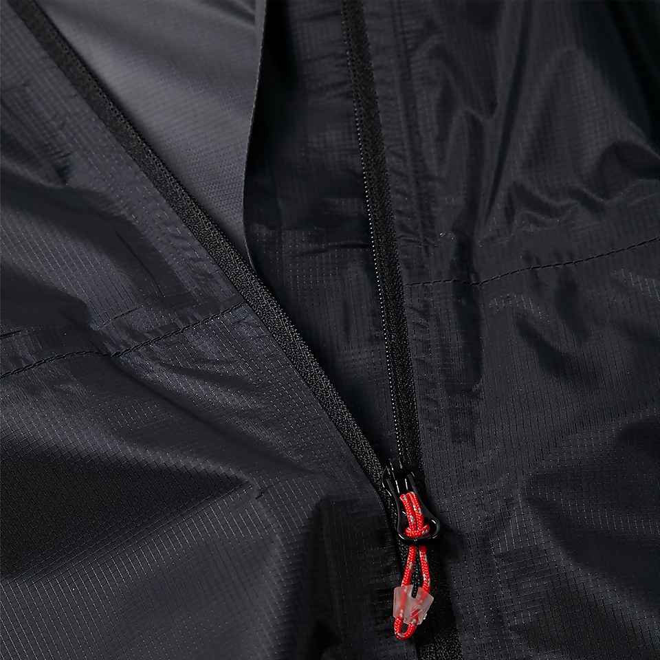 Men's Fast Hike Waterproof Jacket - Dark Grey/ Black