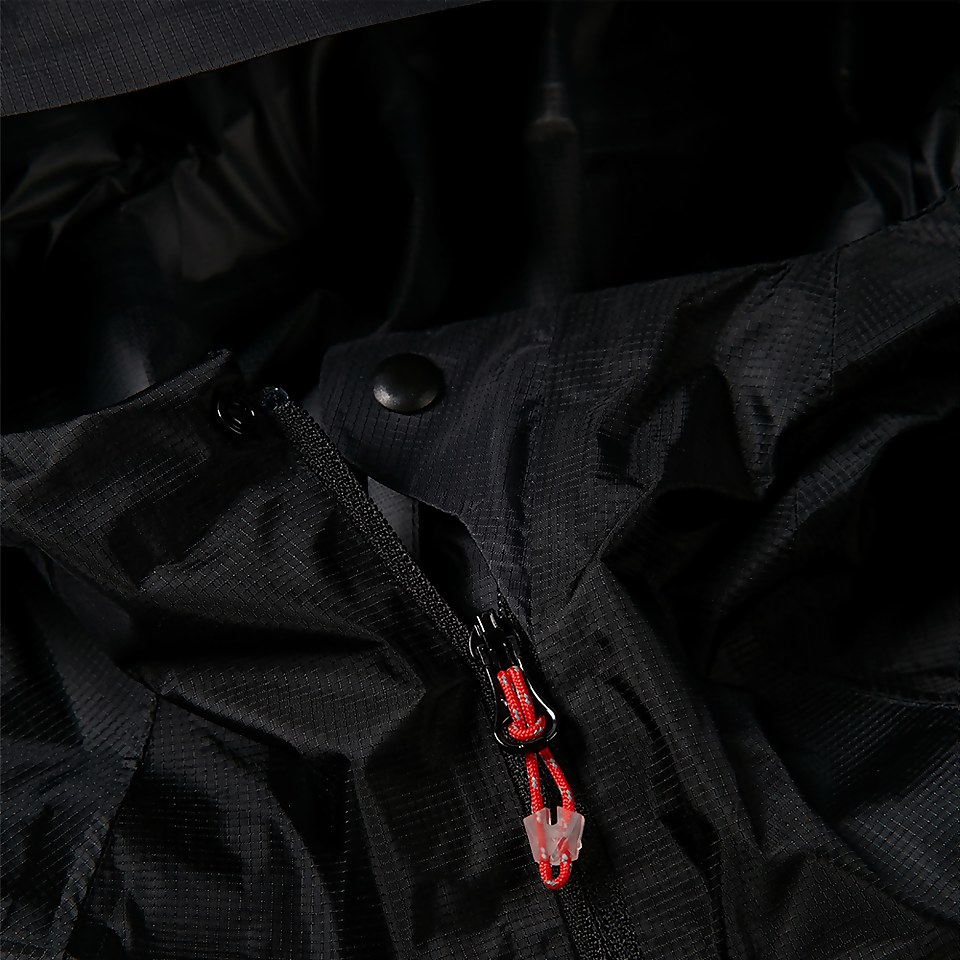Men's Fast Hike Waterproof Jacket - Dark Grey/ Black