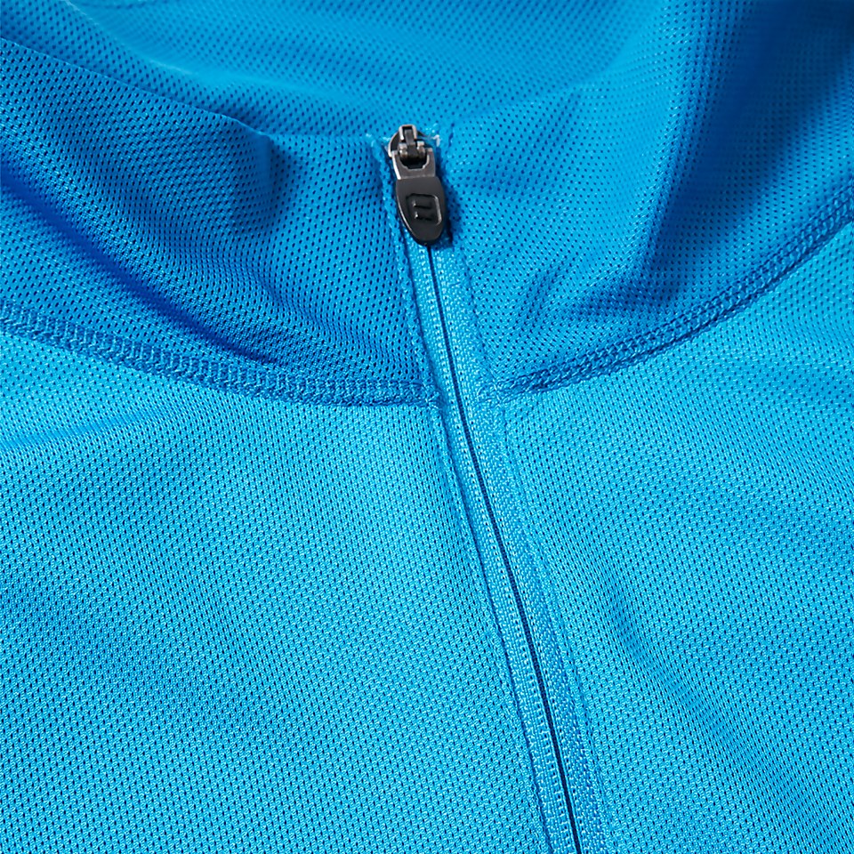 Men's Tech Tee Long Sleeve Zip 2.0 - Blue