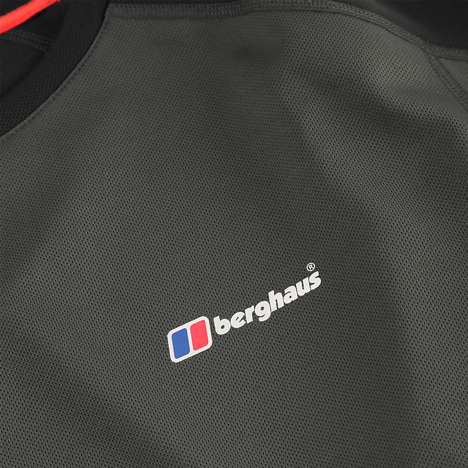 Men's Tech Tee Long Sleeve 2.0 - Dark Grey / Black