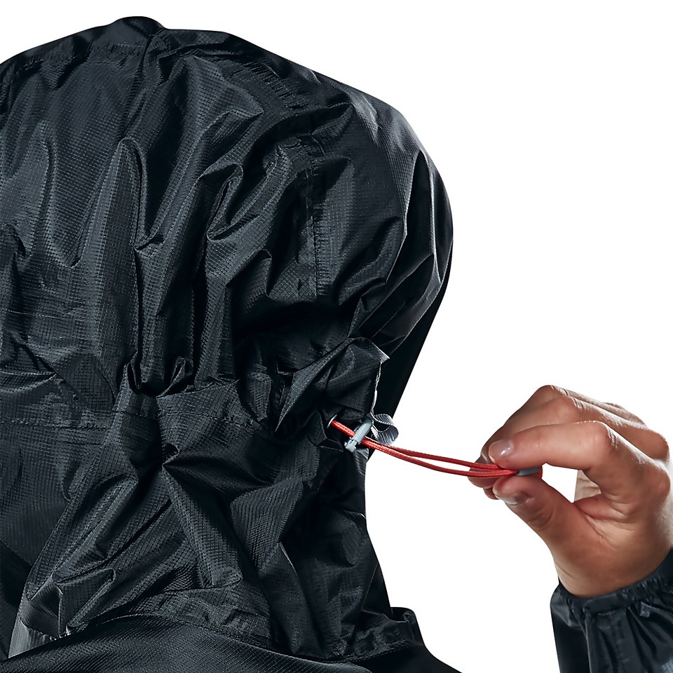 Women's Fast Hike Waterproof Jacket - Dark Grey/ Black