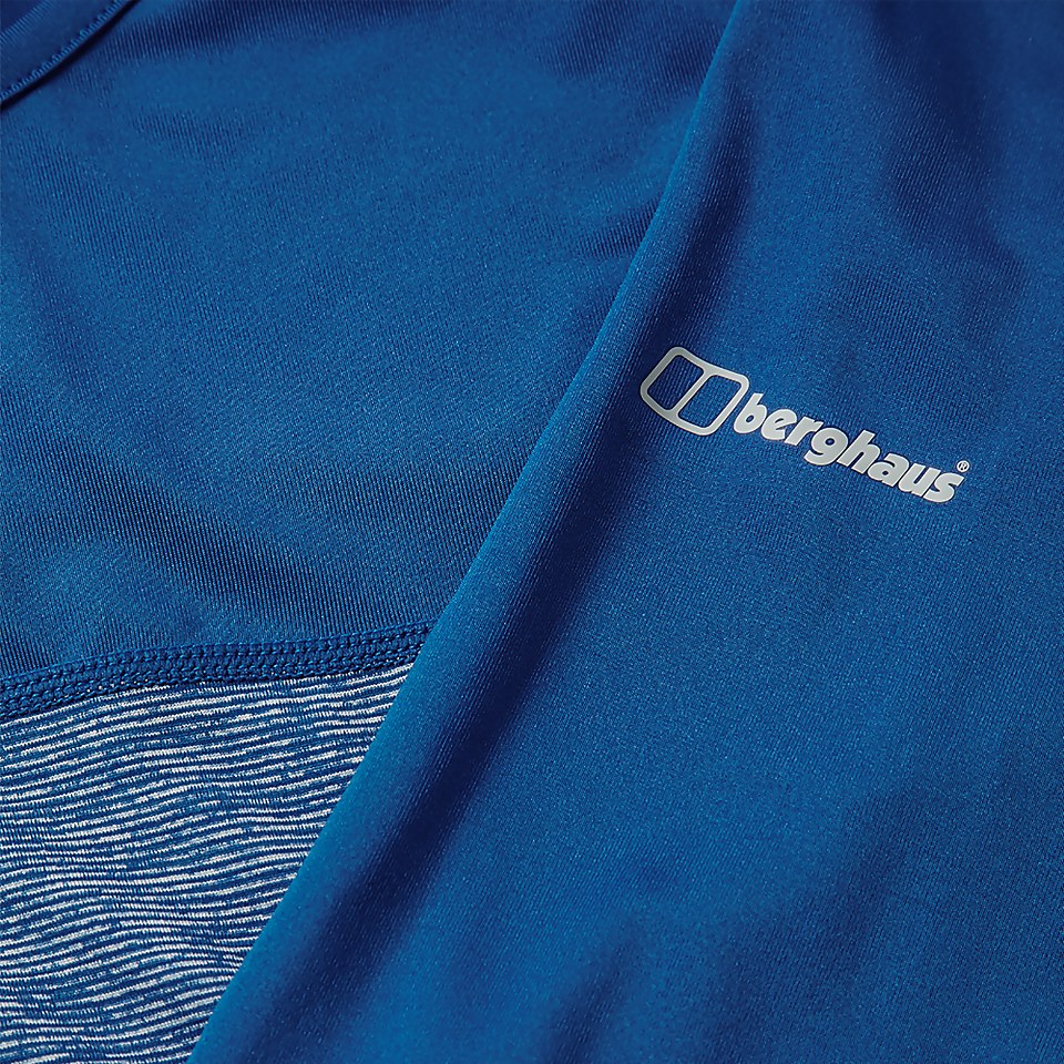 Women's Voyager Tech Tee Long Sleeve Crew - Blue