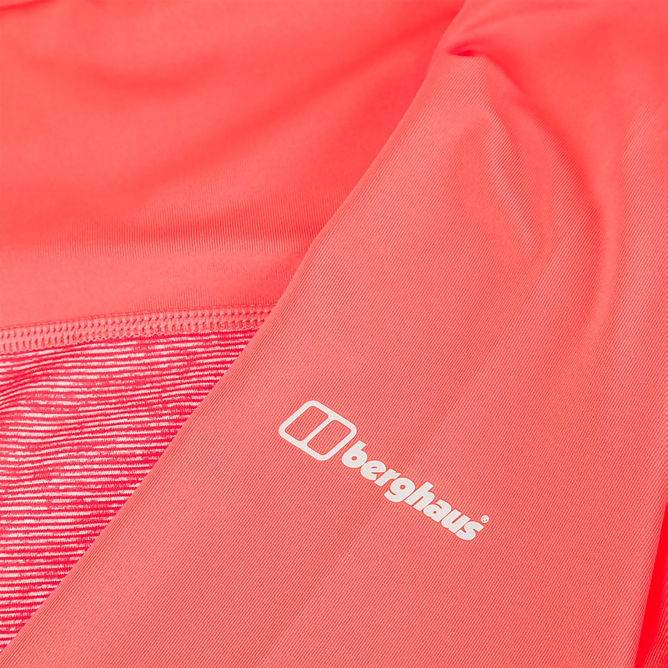 Women's Voyager Tech Tee Long Sleeve Crew - Red