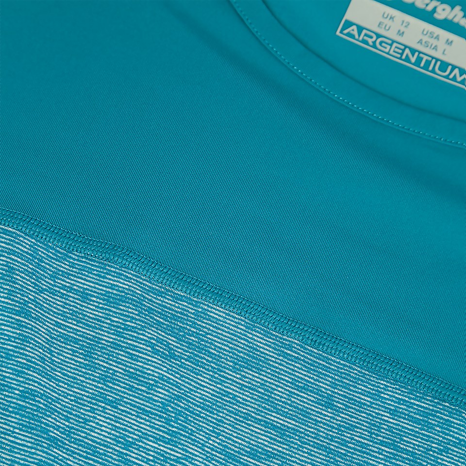 Women's Voyager Tech Tee Long Sleeve Crew - Turquoise