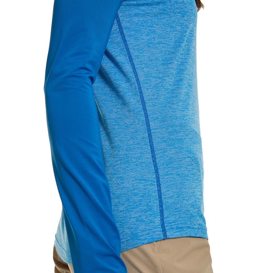 Women's Voyager Tech Tee Long Sleeve Crew - Blue