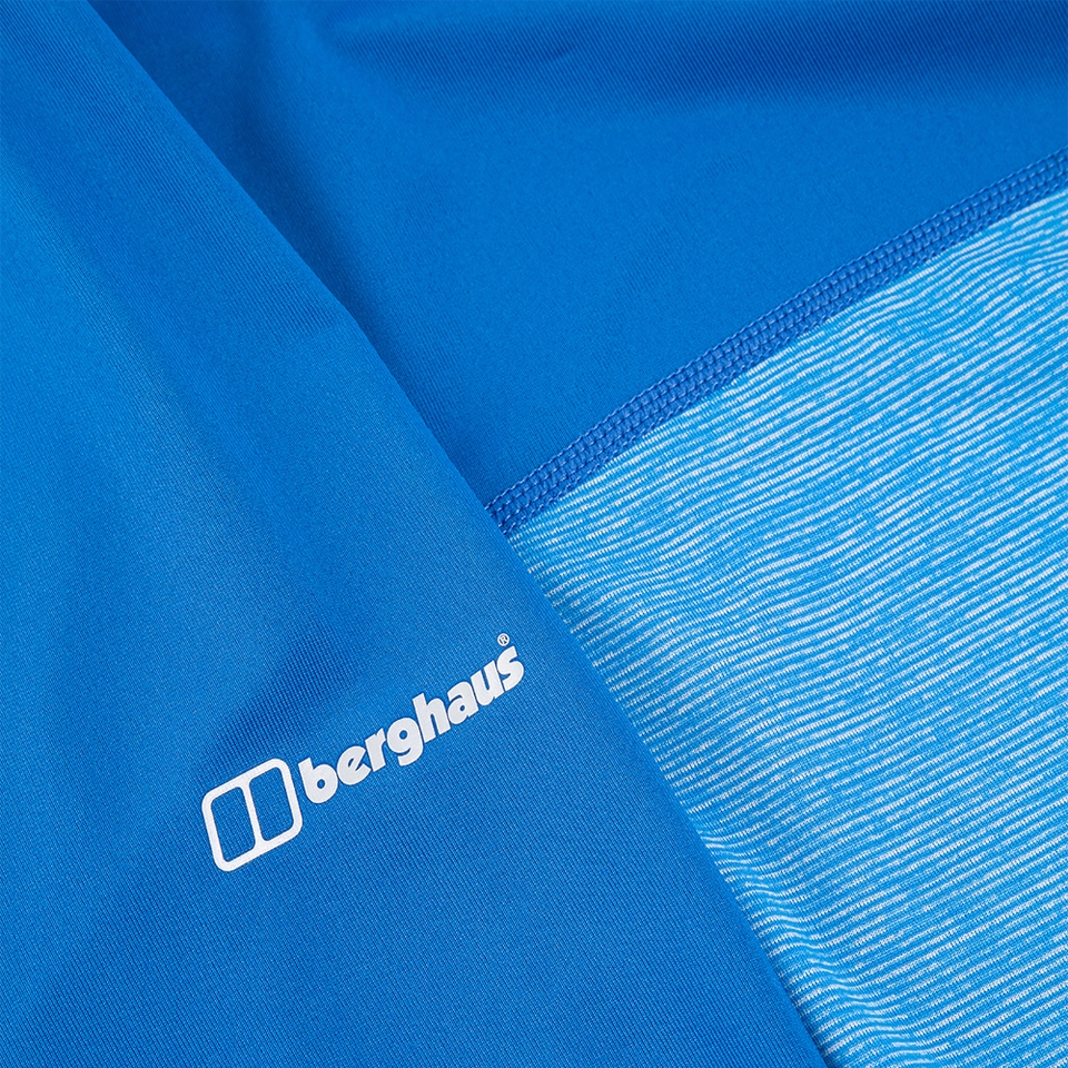 Women's Voyager Tech Tee Long Sleeve Crew - Blue