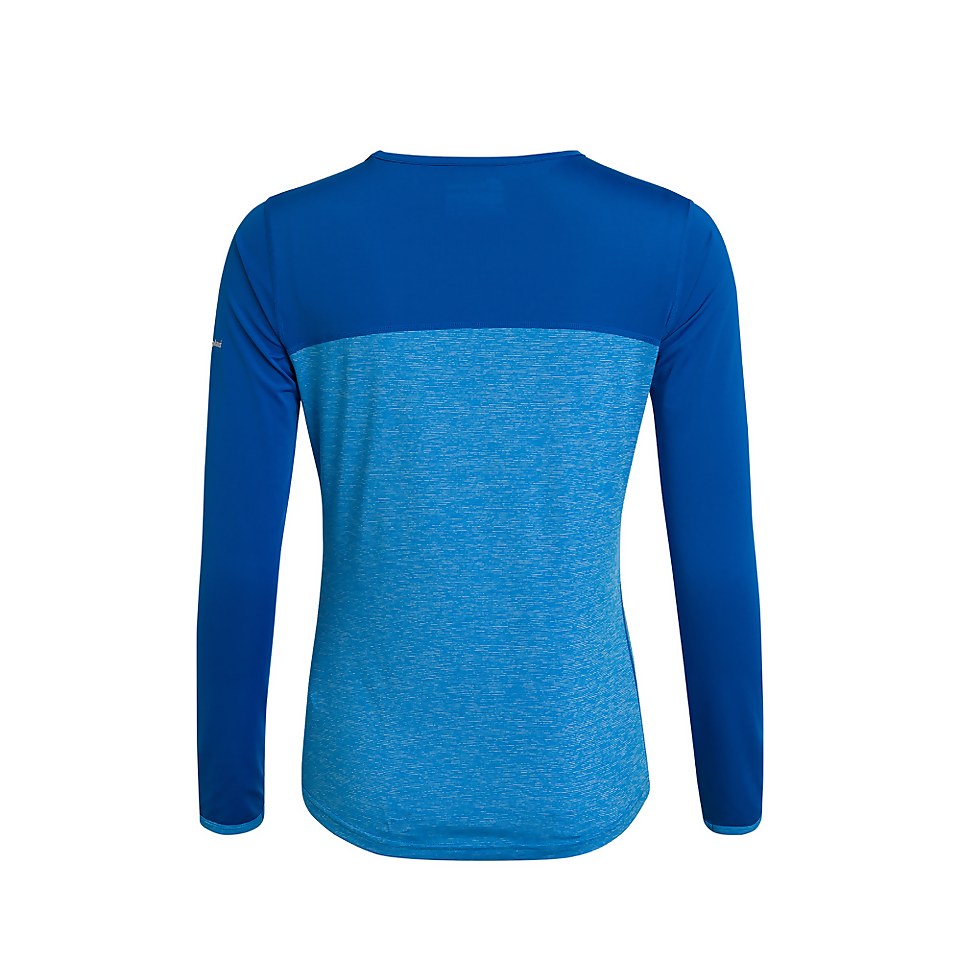 Women's Voyager Tech Tee Long Sleeve Crew - Blue