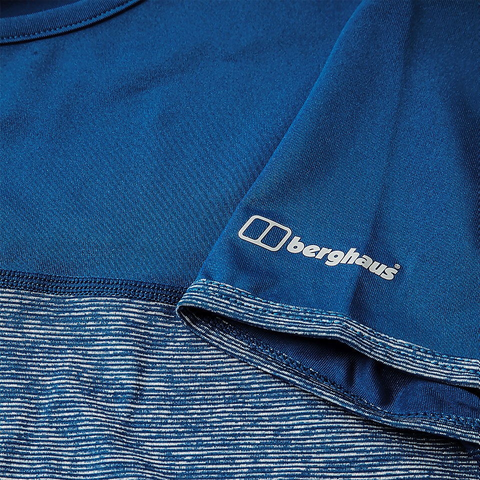 BERGHAUS VOYAGER TECH TEE BASECREWSS AF BLU/BLU