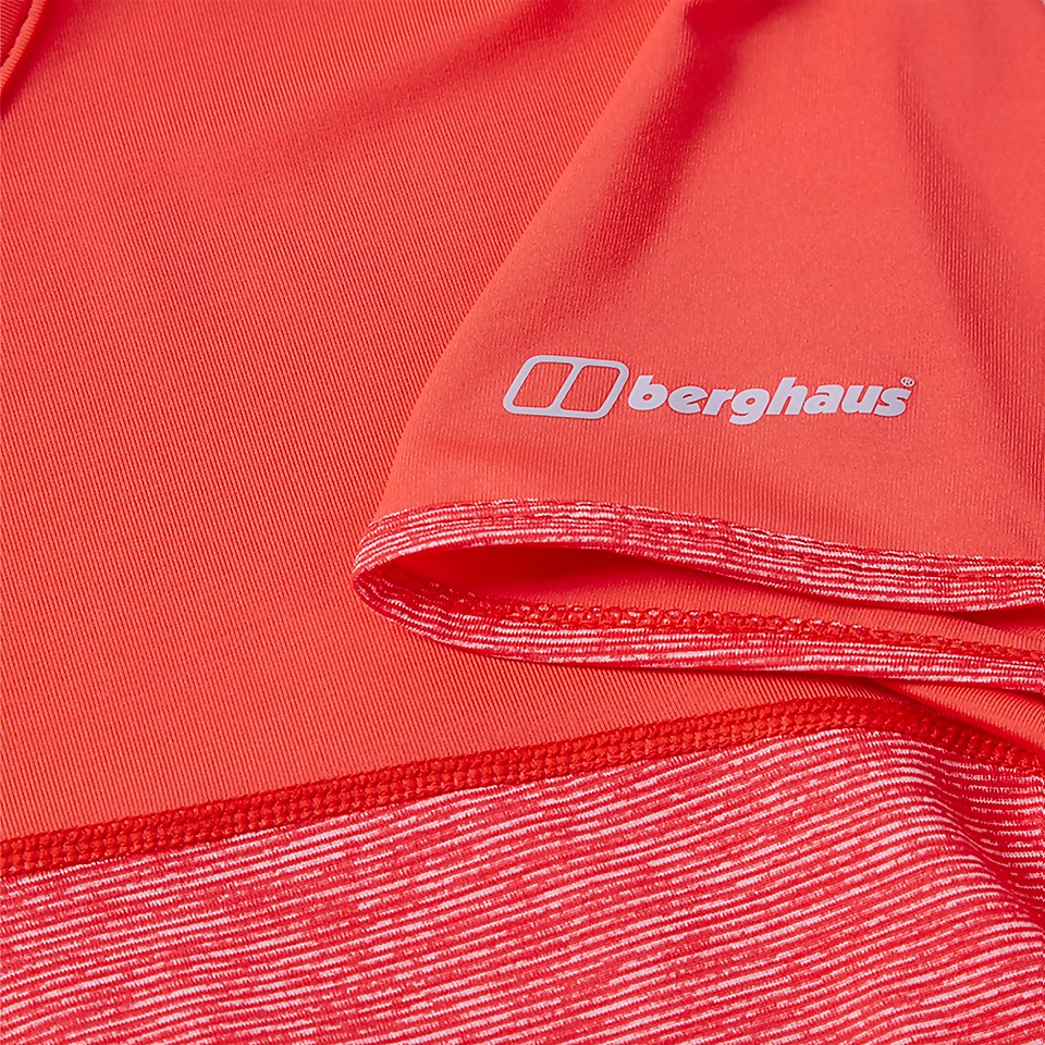 Women's Voyager Tech Tee SS Crew - Red