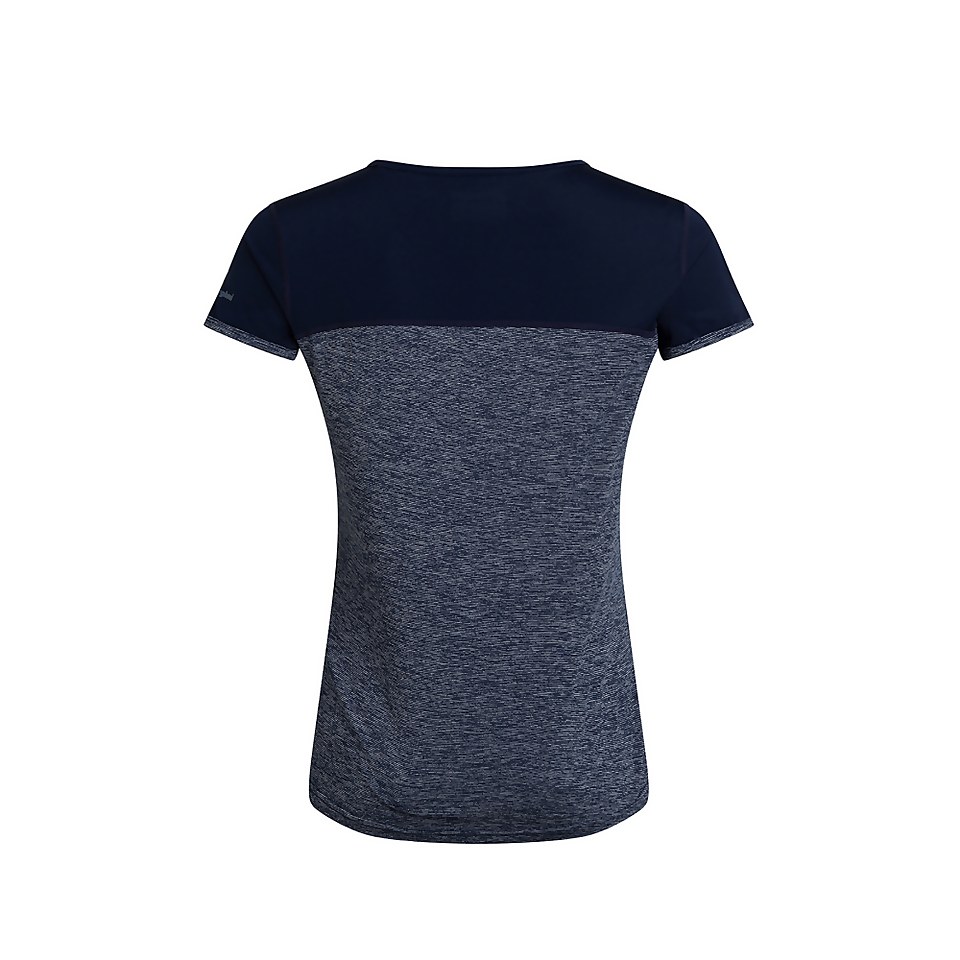 Women's Voyager Tech Tee SS Crew - Blue