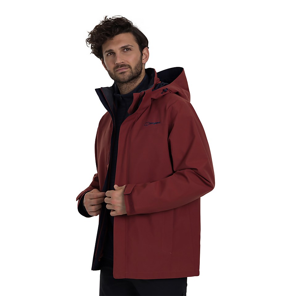 Men's Hillwalker Interactive Waterproof Jacket - Brown