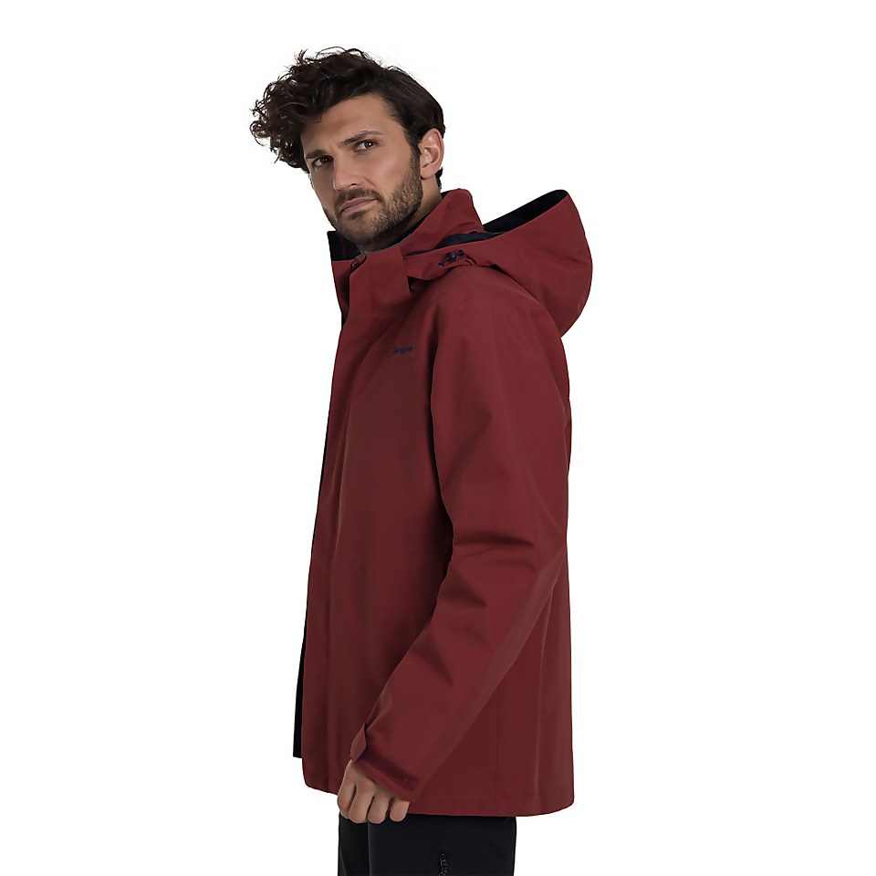 Men's Hillwalker Interactive Waterproof Jacket - Brown