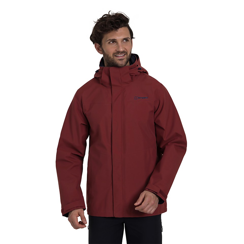 Men's Hillwalker Interactive Waterproof Jacket - Brown