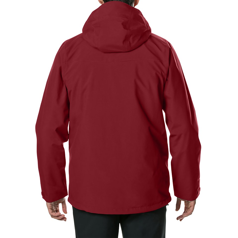 Men's Hillwalker Interactive Waterproof Jacket - Dark Red
