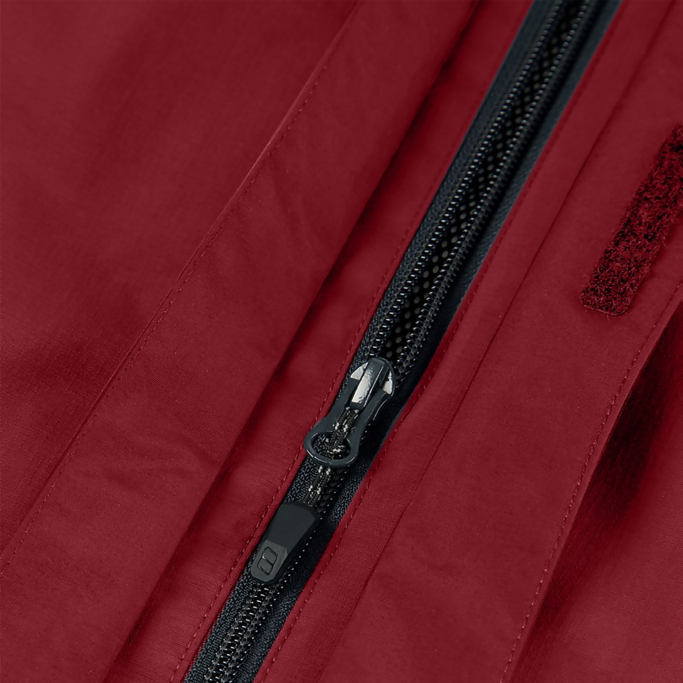 Men's Hillwalker Interactive Waterproof Jacket - Dark Red