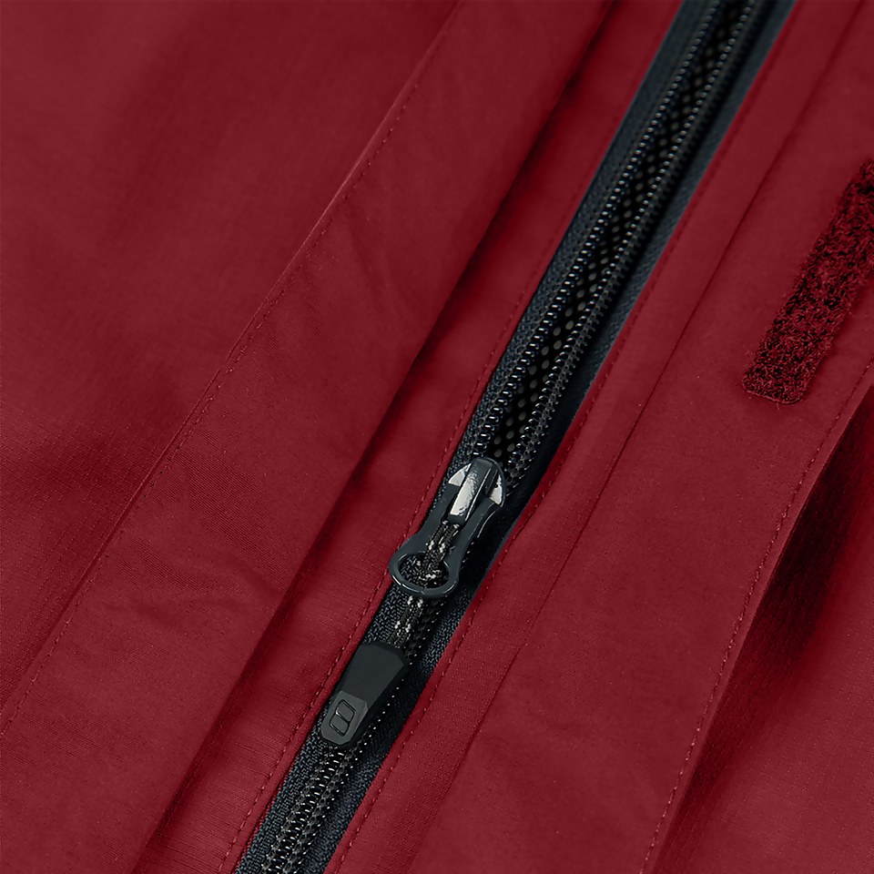 Men's Hillwalker Interactive Waterproof Jacket - Dark Red