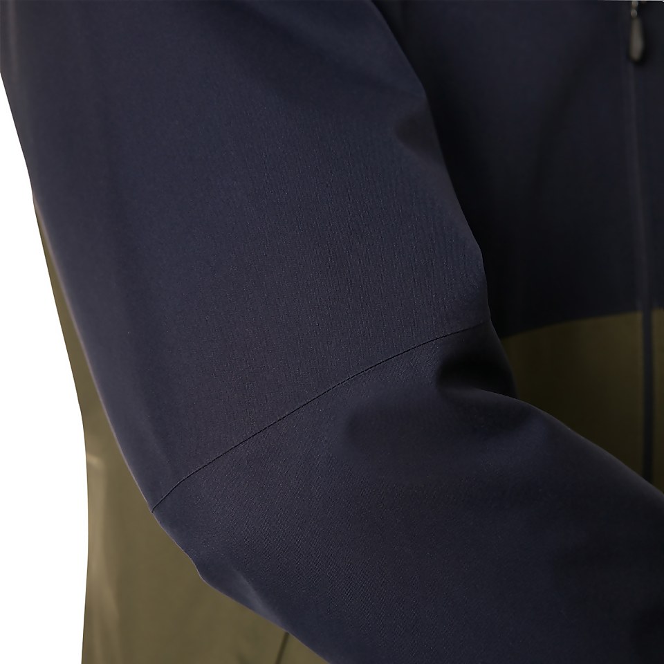 Men's Fellmaster Interactive Waterproof Jacket - Dark Green / Blue