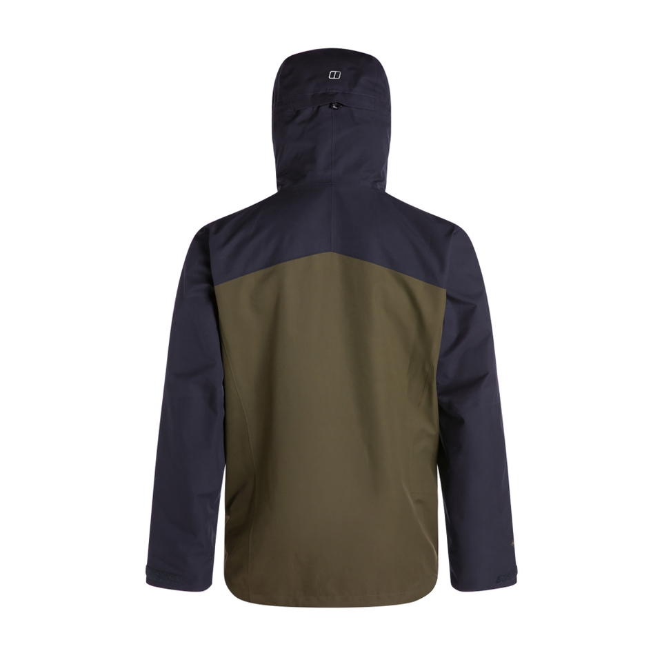 Men's Fellmaster Interactive Waterproof Jacket - Dark Green / Blue