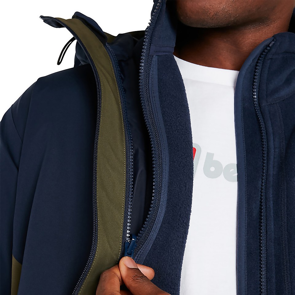 Men's Fellmaster Interactive Waterproof Jacket - Dark Green / Blue