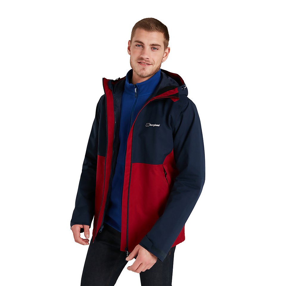 Men's Fellmaster Interactive Waterproof Jacket - Red / Blue