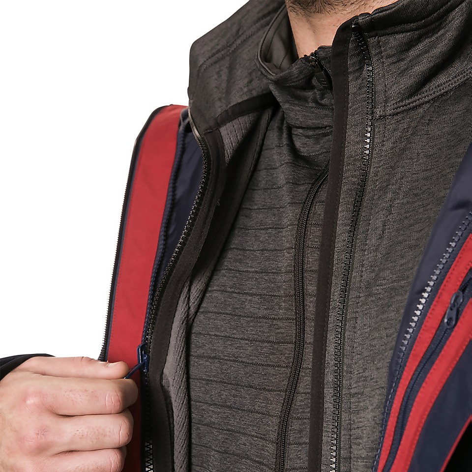 Men's Fellmaster Interactive Waterproof Jacket - Red / Blue