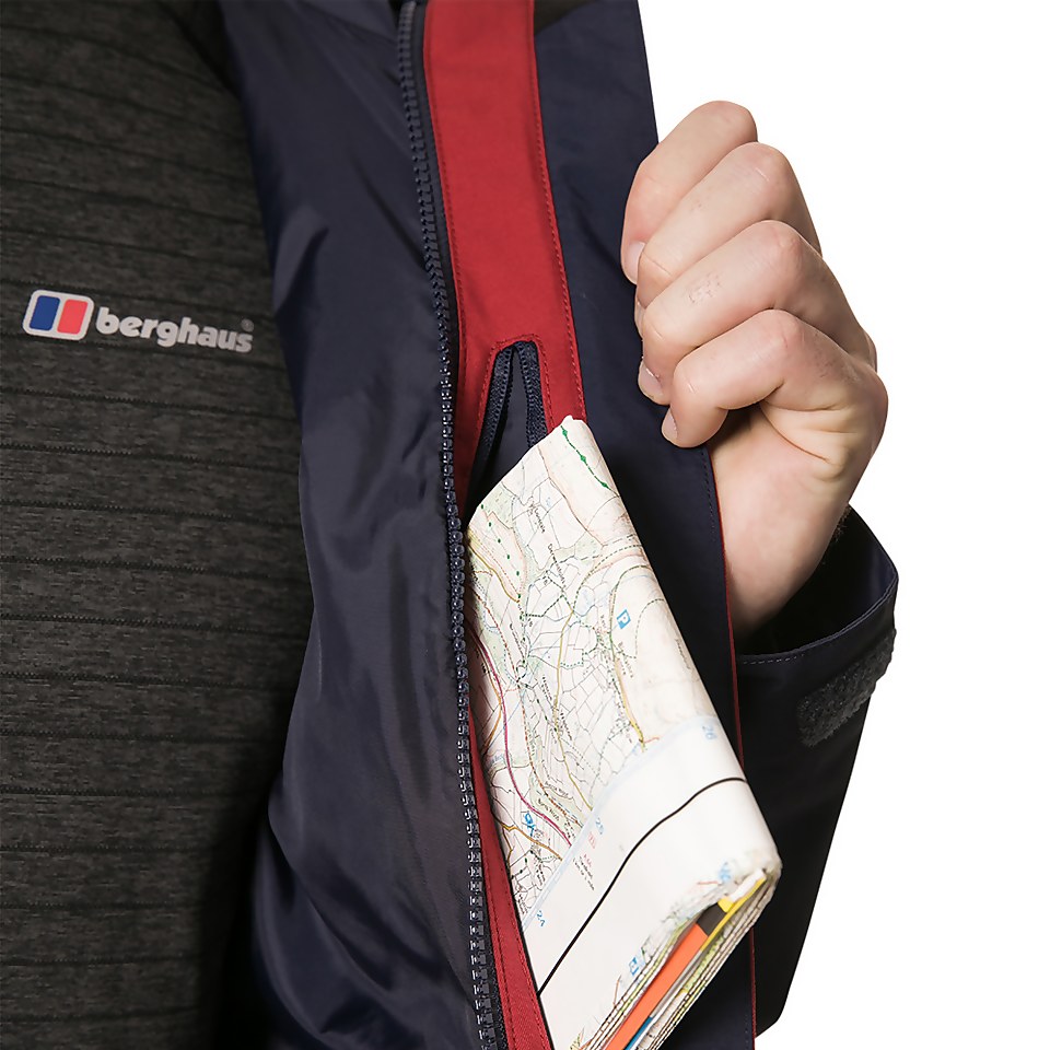 Men's Fellmaster Interactive Waterproof Jacket - Red / Blue