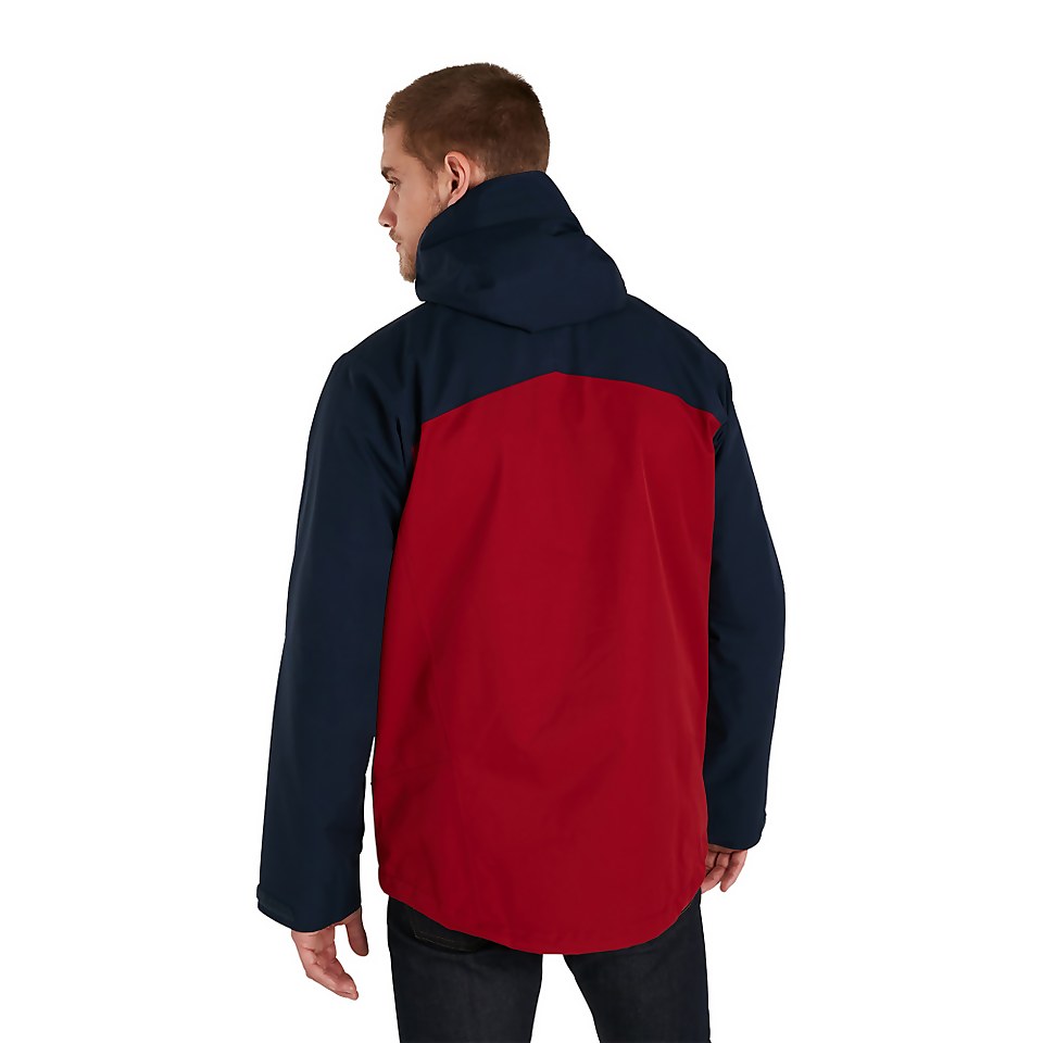 Men's Fellmaster Interactive Waterproof Jacket - Red / Blue