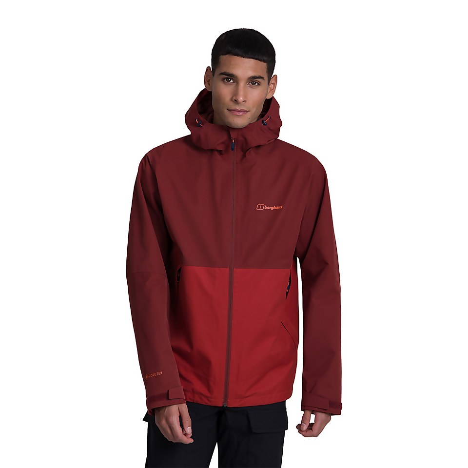 Men's Fellmaster Interactive Waterproof Jacket - Red / Brown