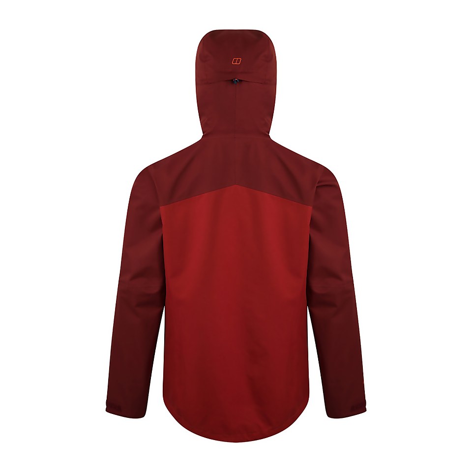 Men's Fellmaster Interactive Waterproof Jacket - Red / Brown