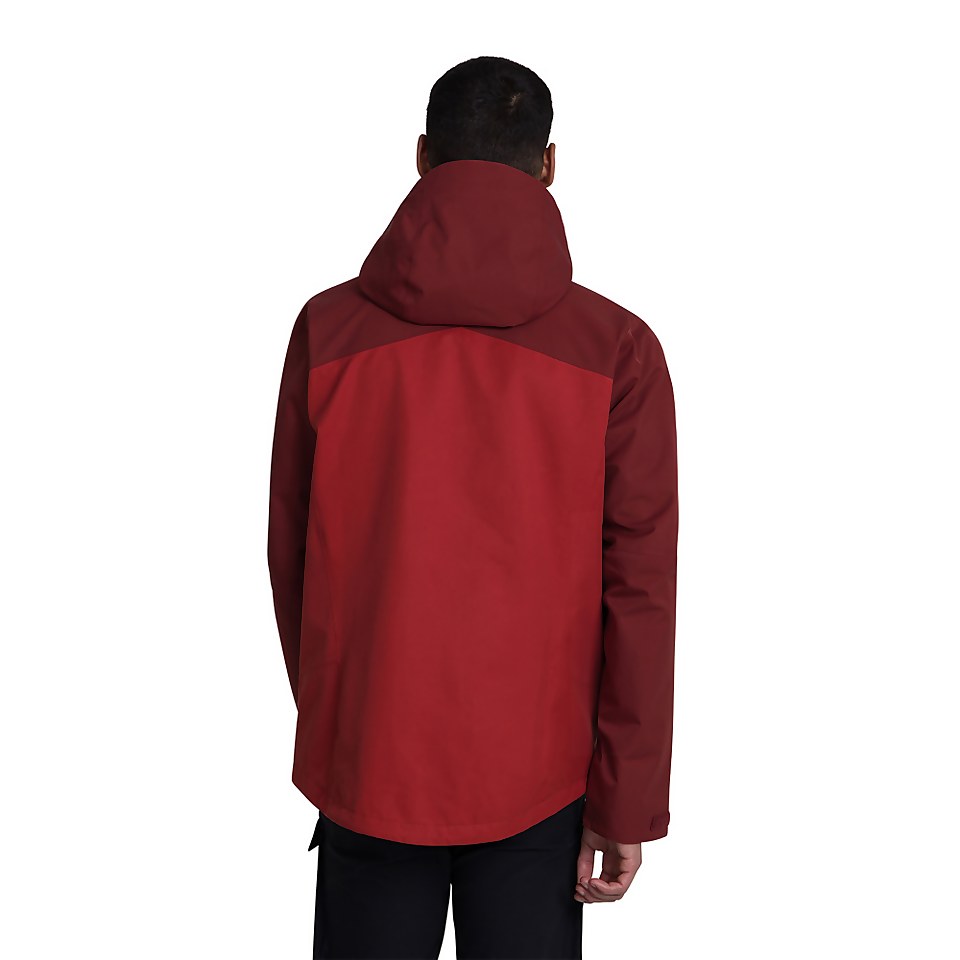 Men's Fellmaster Interactive Waterproof Jacket - Red / Brown