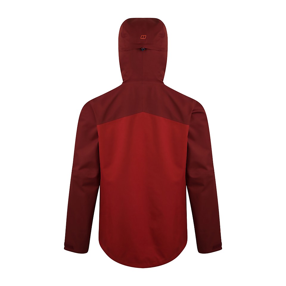 Men's Fellmaster Interactive Waterproof Jacket - Red / Brown