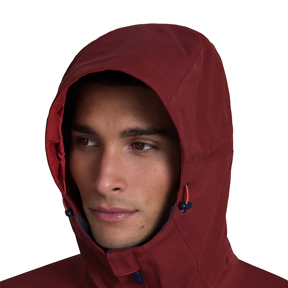 Men's Fellmaster Interactive Waterproof Jacket - Red / Brown