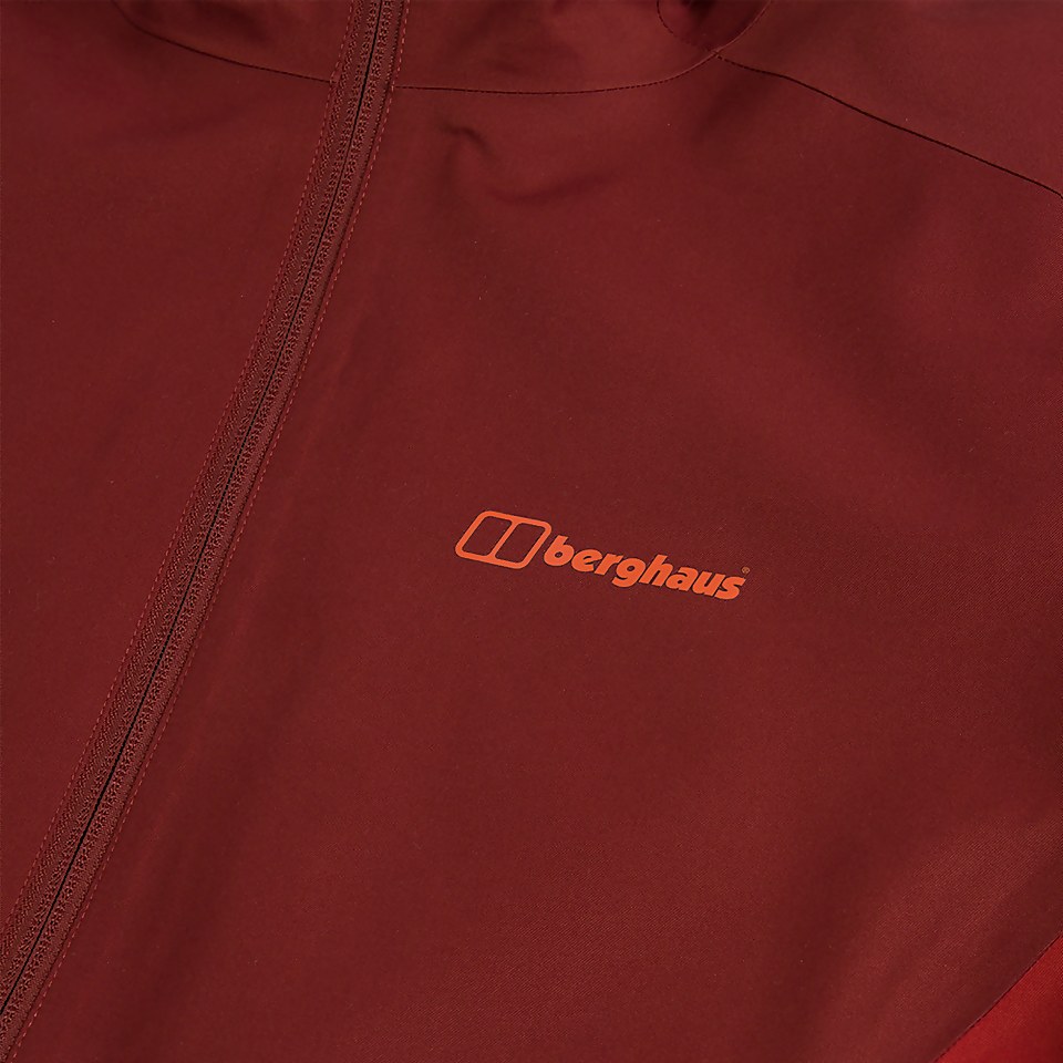 Men's Fellmaster Interactive Waterproof Jacket - Red / Brown
