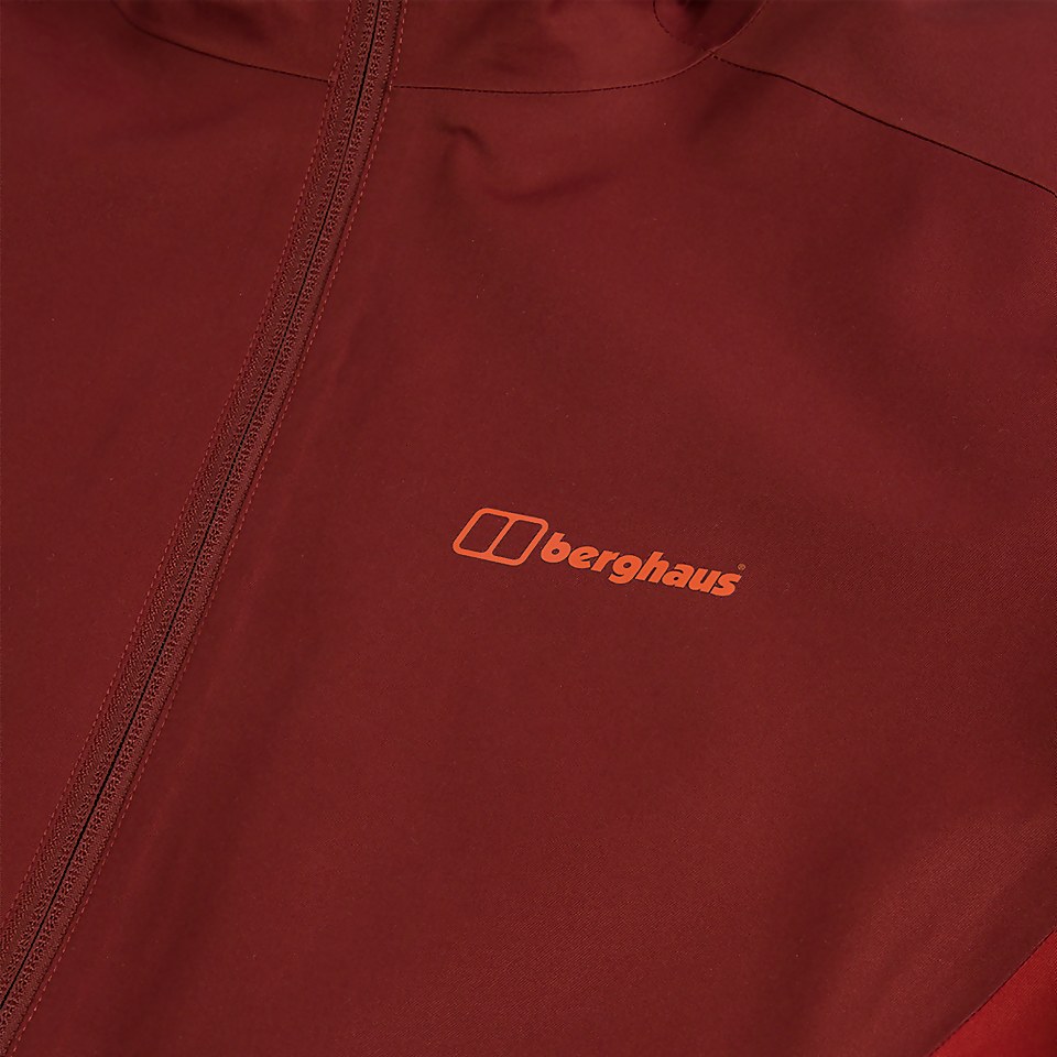 Men's Fellmaster Interactive Waterproof Jacket - Red / Brown