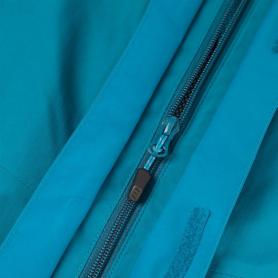 Women's Hillwalker Interactive Waterproof Jacket - Dark Turquoise