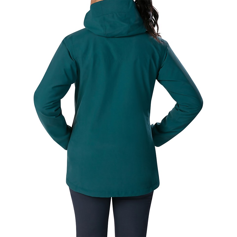 Women's Hillwalker Interactive Waterproof Jacket - Green
