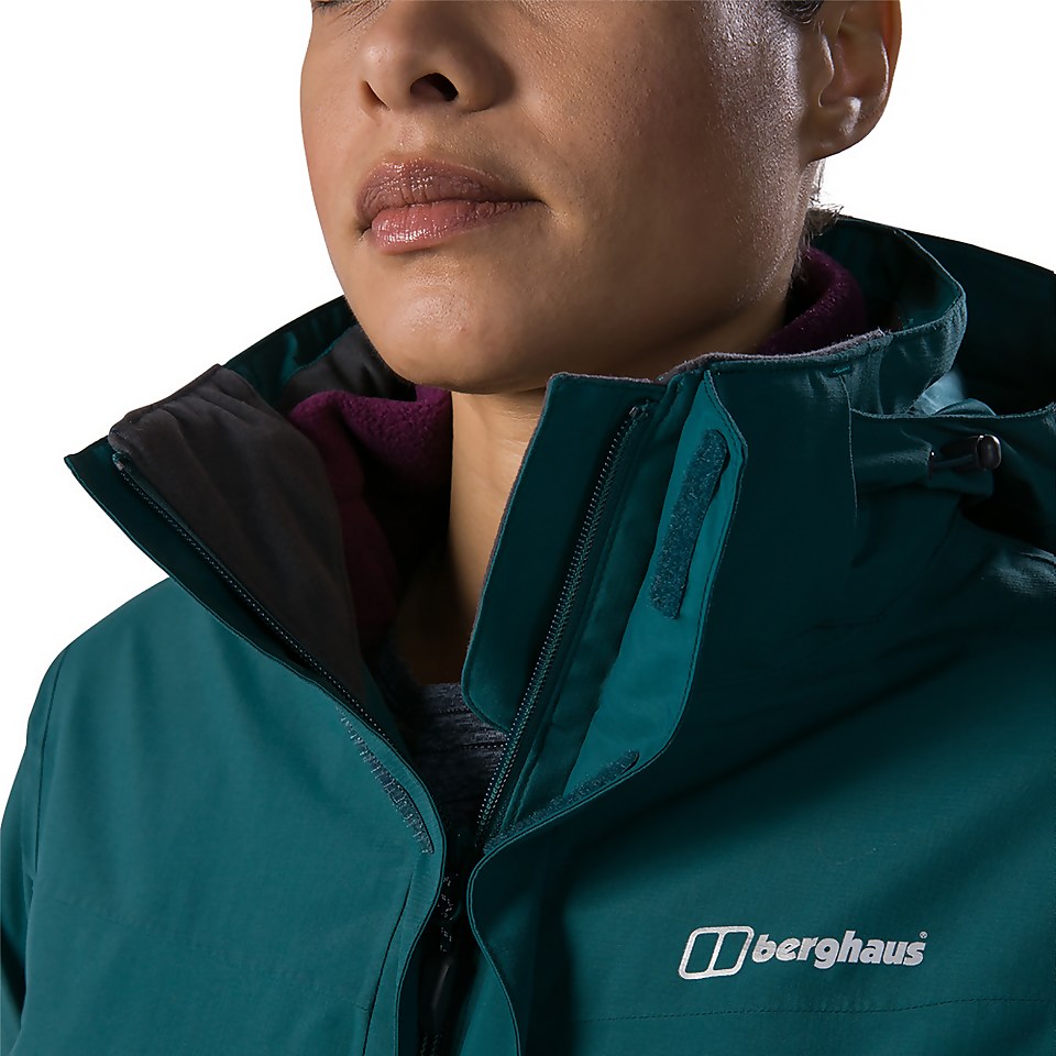 Women's Hillwalker Interactive Waterproof Jacket - Green