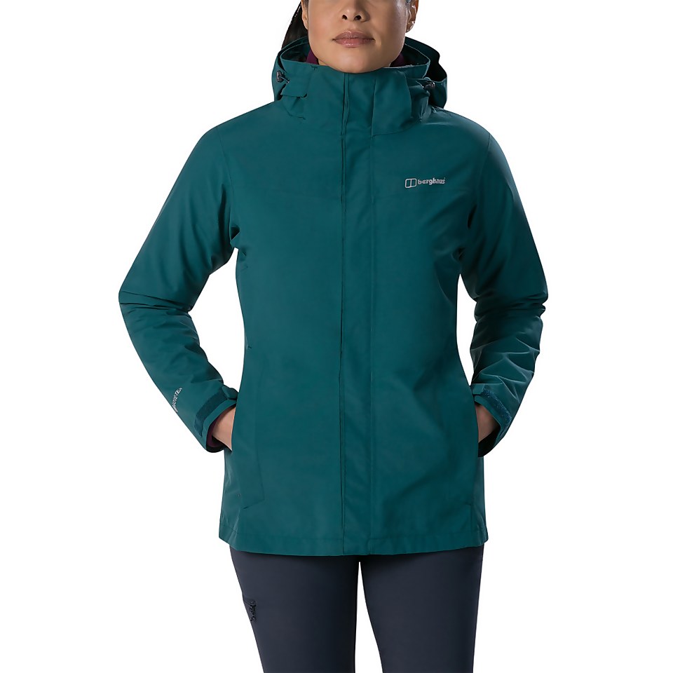 Women's Hillwalker Interactive Waterproof Jacket - Green