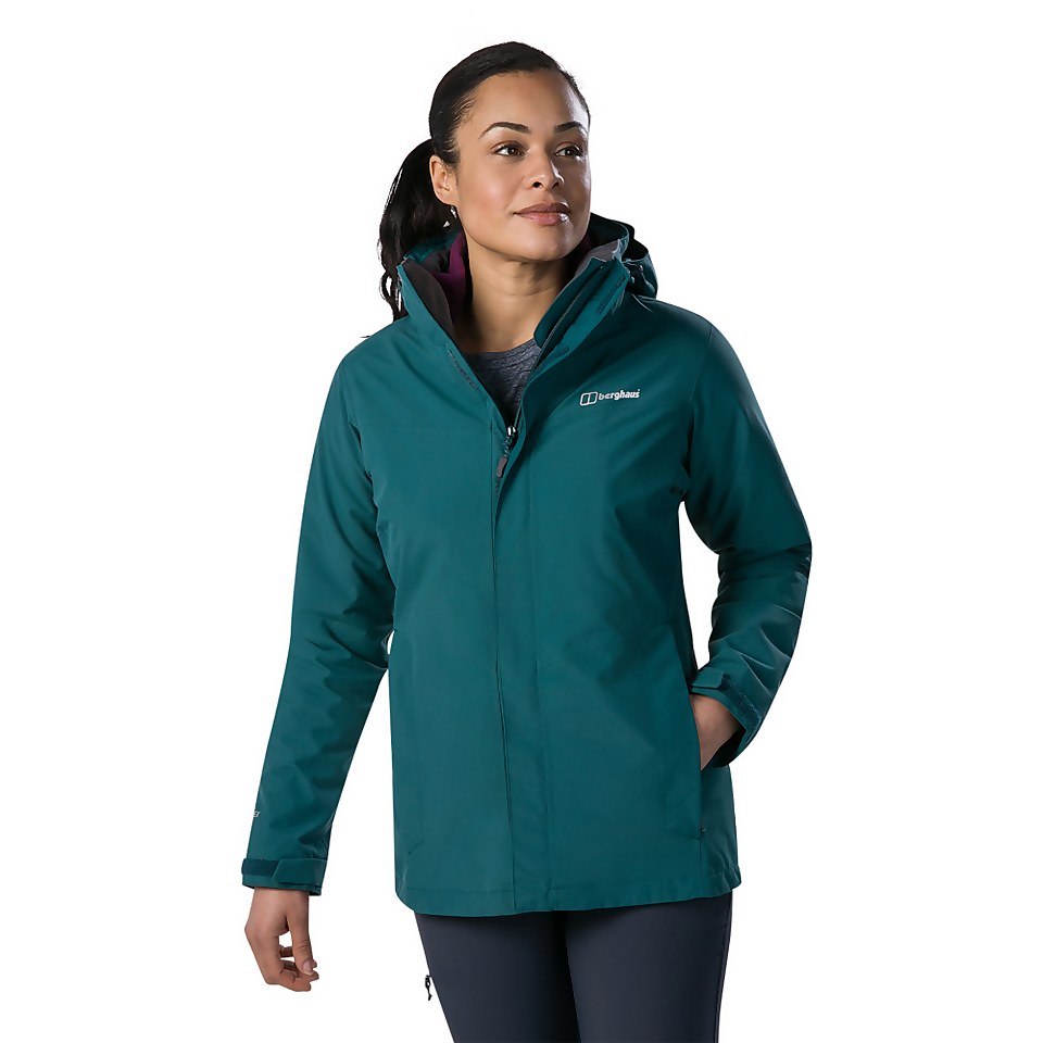 Women's Hillwalker Interactive Waterproof Jacket - Green
