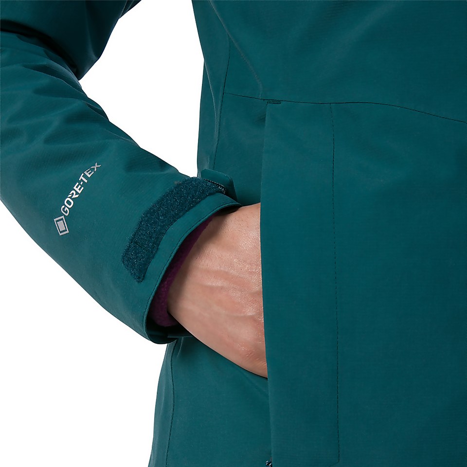 Women's Hillwalker Interactive Waterproof Jacket - Green