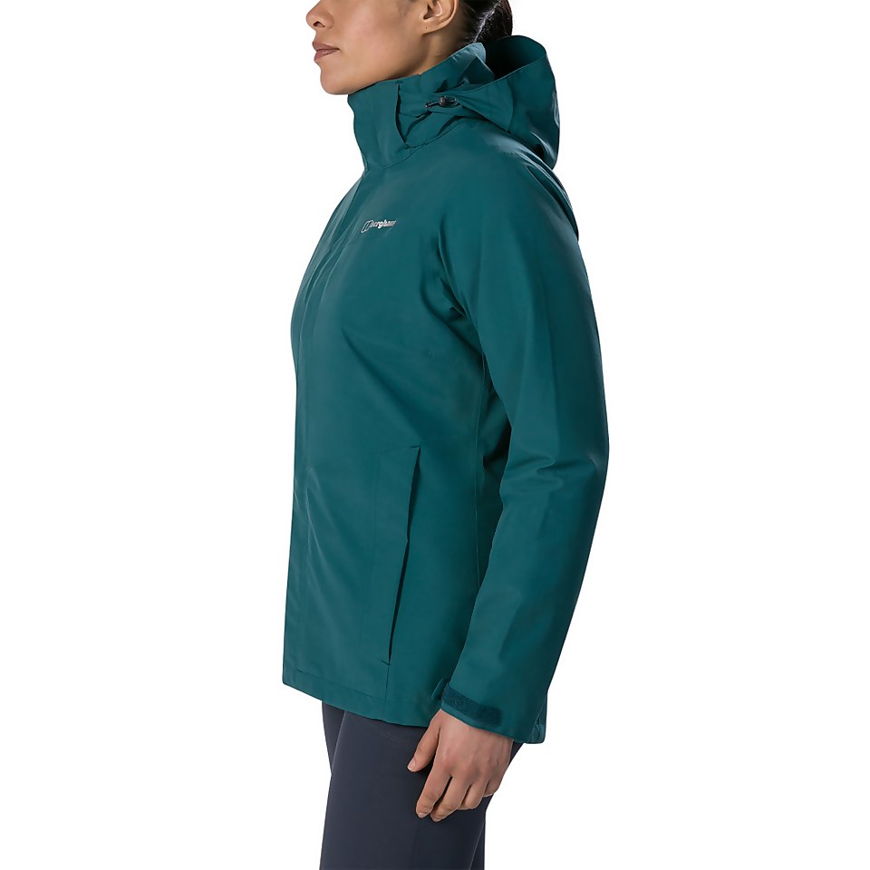 Women's Hillwalker Interactive Waterproof Jacket - Green