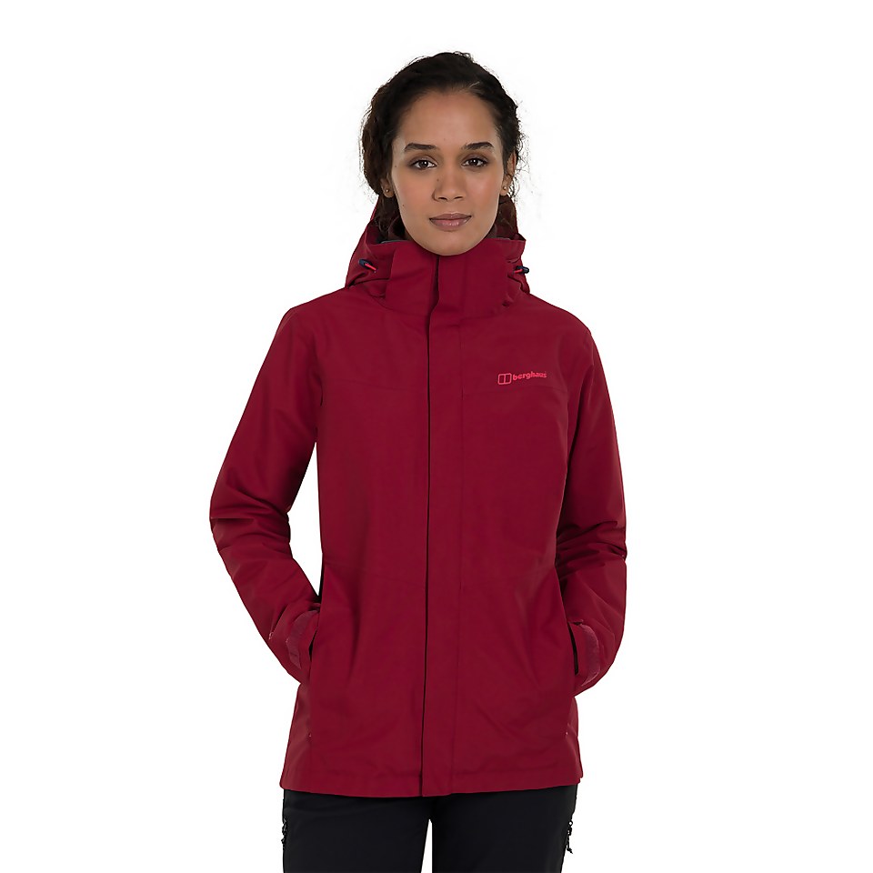 Women's Hillwalker Interactive Waterproof Jacket - Red