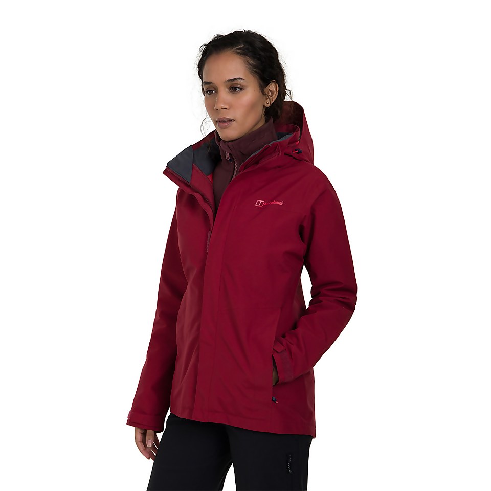 Women's Hillwalker Interactive Waterproof Jacket - Red