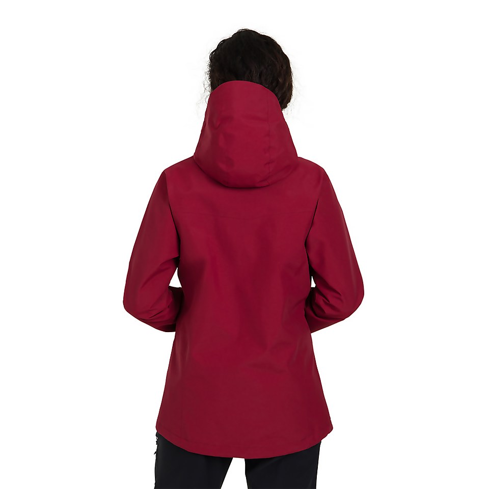 Women's Hillwalker Interactive Waterproof Jacket - Red