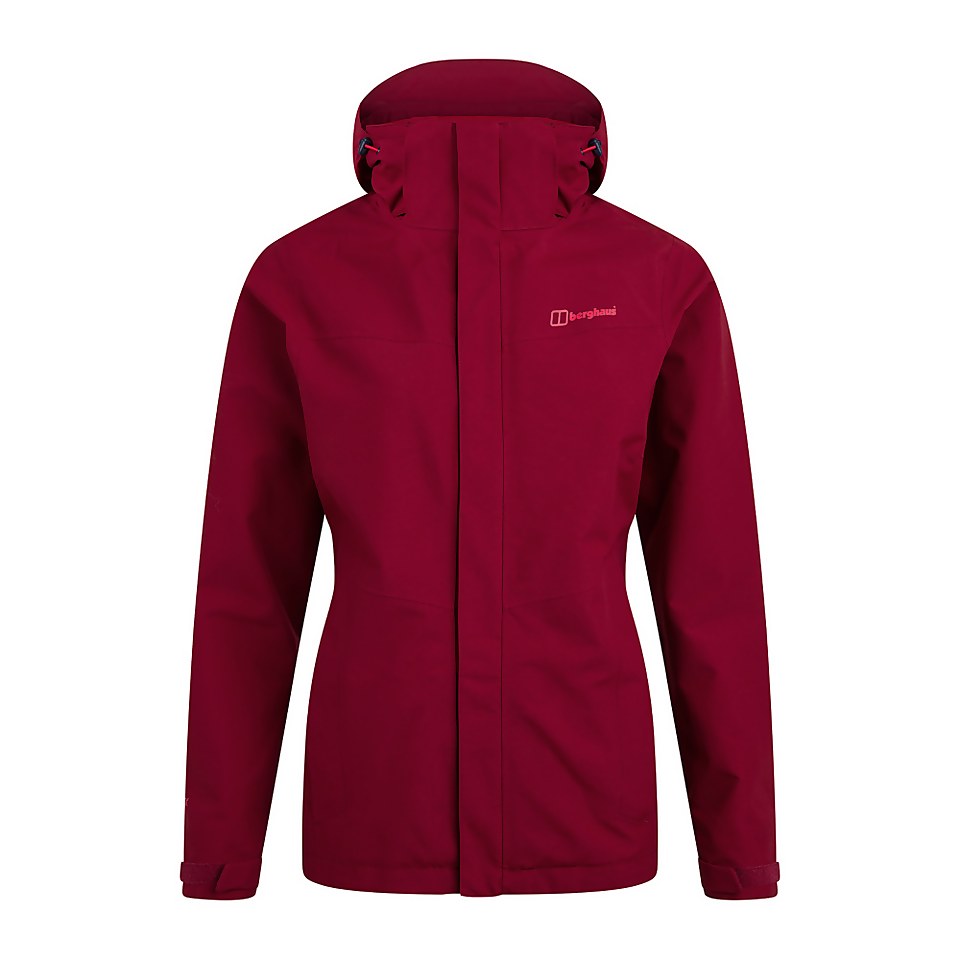 Women's Hillwalker Interactive Waterproof Jacket - Red