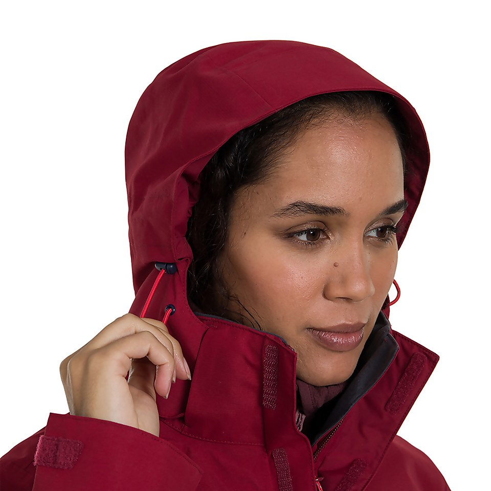 Women's Hillwalker Interactive Waterproof Jacket - Red