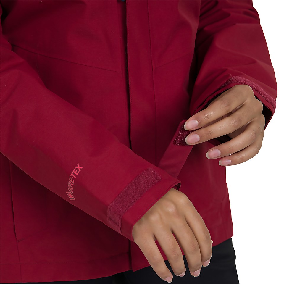 Women's Hillwalker Interactive Waterproof Jacket - Red