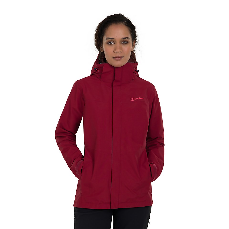 Women's Hillwalker Interactive Waterproof Jacket - Red